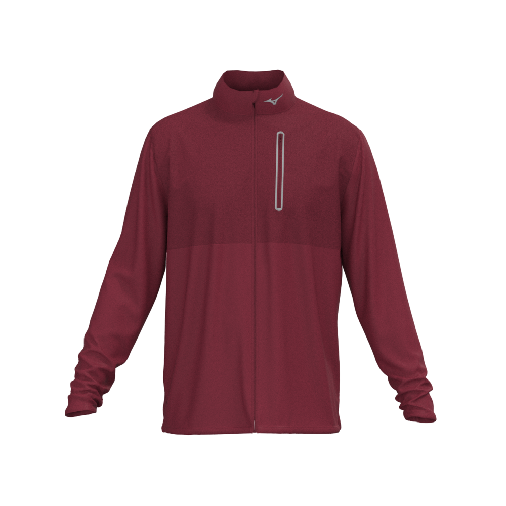 Mizuno Melange Reflect Jacket Burgundy Homme TailleM